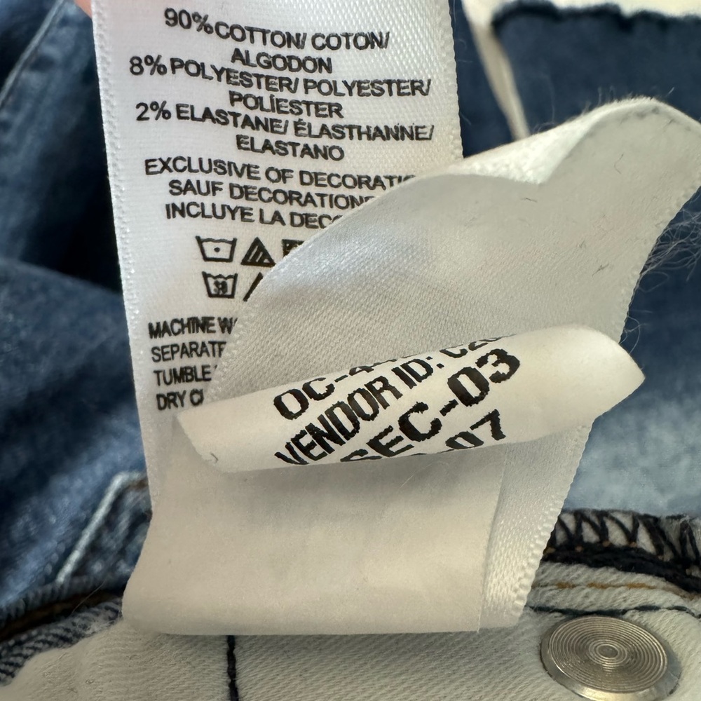 Lucky Brand π Ava Mid Rise Distressed Skinny Size 4 - Picture 14 of 15